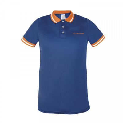 DRY-AC-M Playera tipo polo, dry fit, azul, para caballero, talla M TRUPER | DIHERESA