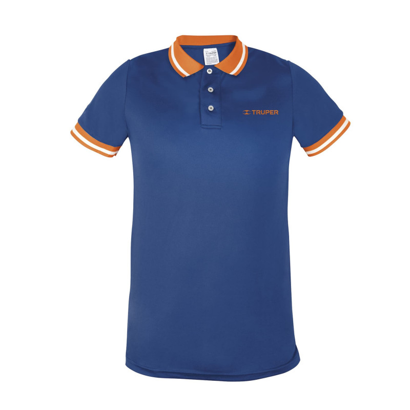 DRY-AC-XXG Playera tipo polo, dry fit, azul, para caballero, talla XXG TRUPER | DIHERESA DRY-AC-XXG Playera tipo polo, dry fit, azul, para caballero, talla XXG TRUPER | DIHERESA