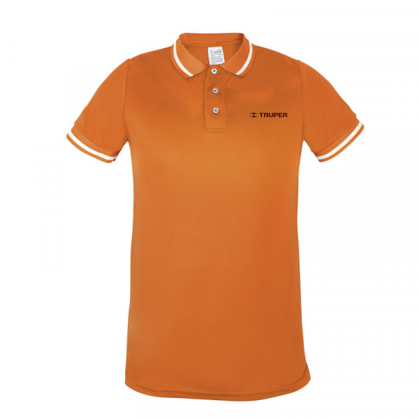 DRY-NC-XG Playera tipo polo, dry fit, naranja, para caballero,talla XG TRUPER | DIHERESA