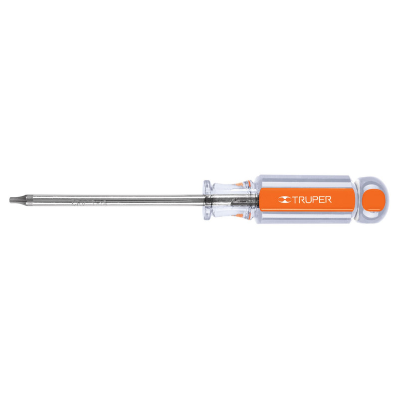 DT-15 Desarmador punta Torx T 15 mango de acetato TRUPER | DIHERESA DT-15 Desarmador punta Torx T 15 mango de acetato TRUPER | DIHERESA