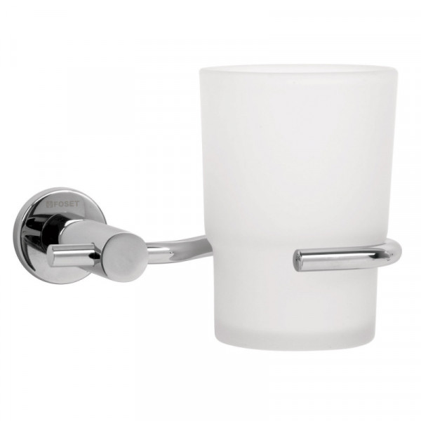 ELA-71 Portavaso cepillero, cromado, línea Element TRUPER | DIHERESA