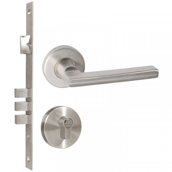 LDSSRM LOCK Manija de acero inoxidable Davos ranura baño Lock | DIHERESA