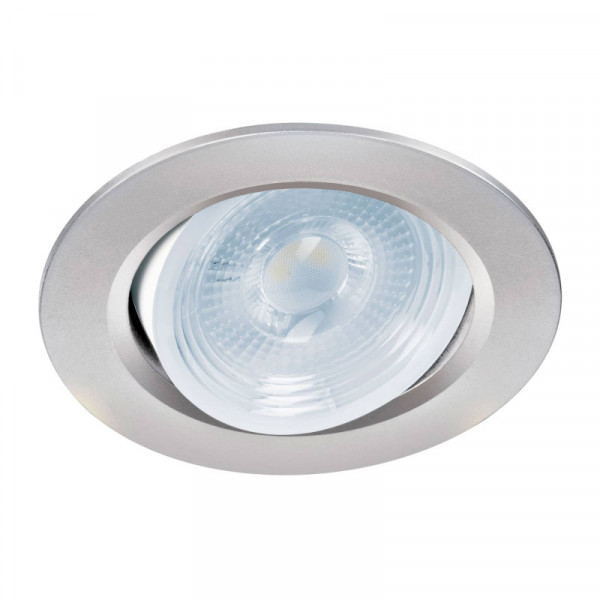 EMP-105L Empotrado, redondo, 5 W, 6500k, LED, plata TRUPER | DIHERESA