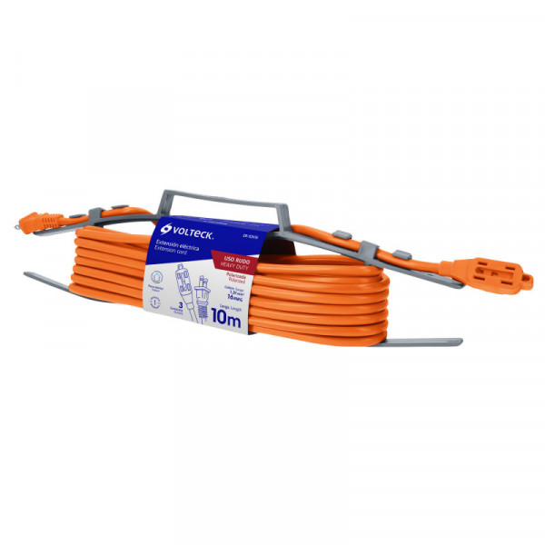 ER-10X16 Extensión eléctrica uso rudo, 10 m, calibre 16, Volteck TRUPER | DIHERESA