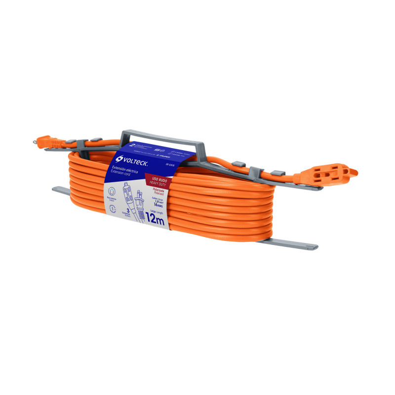 ER-12X16 Extensión eléctrica uso rudo, 12 m, calibre 16, Volteck TRUPER | DIHERESA ER-12X16 Extensión eléctrica uso rudo, 12 m, calibre 16, Volteck TRUPER | DIHERESA