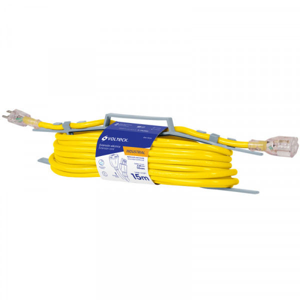 ERA-15X14 Extensión reforzada, aterrizada, 15 m, calibre 14, Volteck TRUPER | DIHERESA