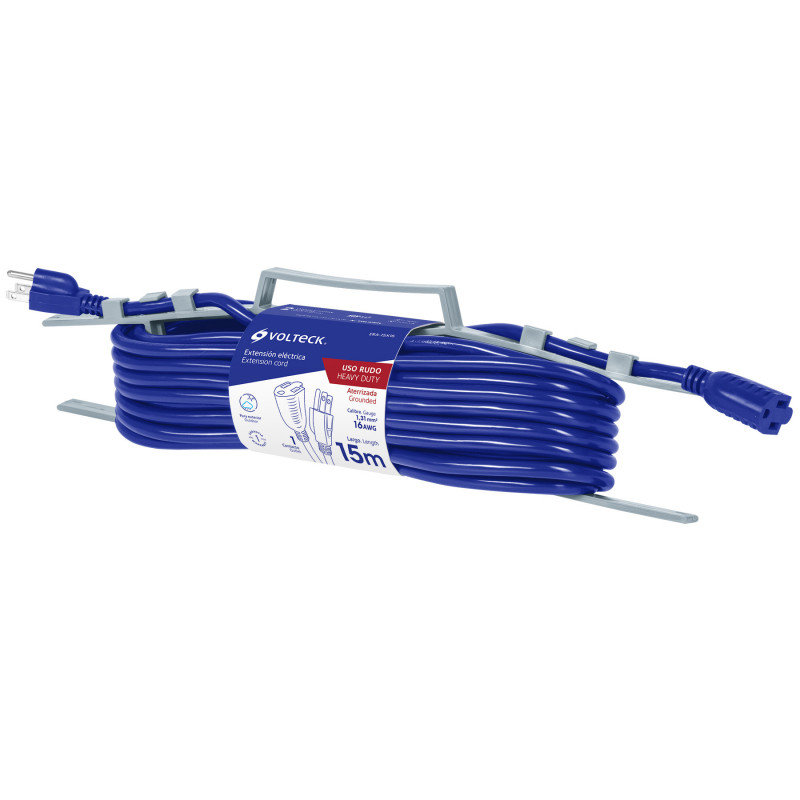 ERA-15X16 Extensión uso rudo, aterrizada, 15 m, calibre 16, Volteck TRUPER | DIHERESA ERA-15X16 Extensión uso rudo, aterrizada, 15 m, calibre 16, Volteck TRUPER | DIHERESA