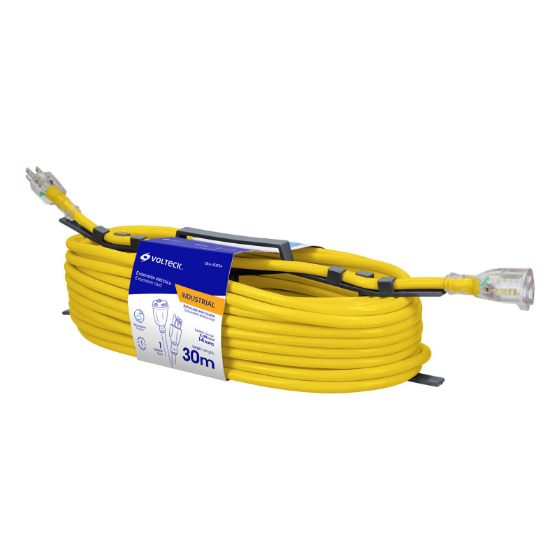 ERA-30X14 Extensión reforzada, aterrizada, 30 m, calibre 14, Volteck TRUPER | DIHERESA ERA-30X14 Extensión reforzada, aterrizada, 30 m, calibre 14, Volteck TRUPER | DIHERESA