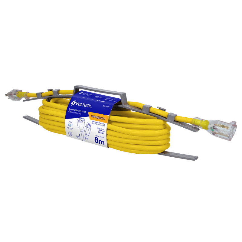 ERA-8X14 Extensión reforzada, aterrizada, 8 m, calibre 14, Volteck TRUPER | DIHERESA ERA-8X14 Extensión reforzada, aterrizada, 8 m, calibre 14, Volteck TRUPER | DIHERESA