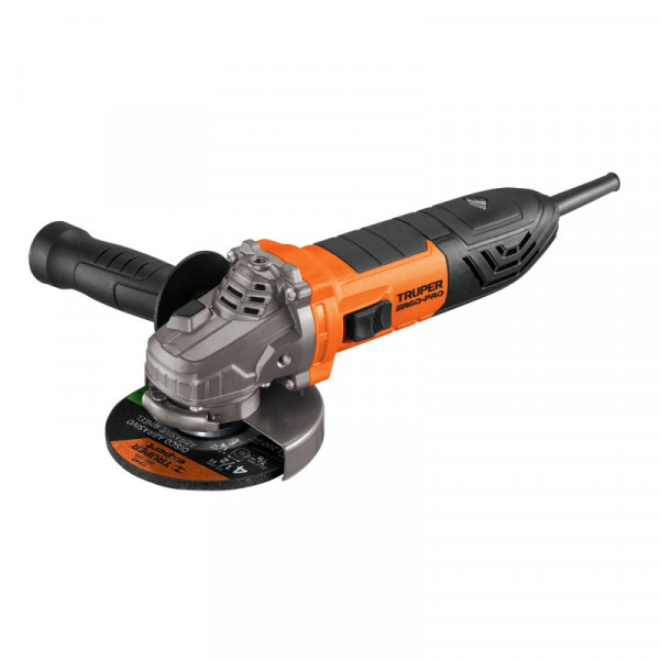 ERGO-4580 Esmeriladora angular 4-1/2', ERGO PRO, 800 W TRUPER | DIHERESA