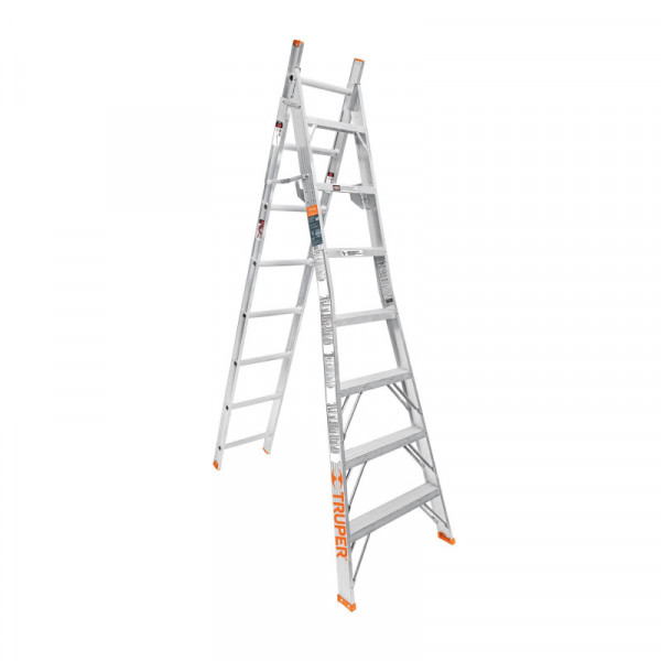 ESC-215 Escalera de combinación, tipo ll, 15 escalones TRUPER | DIHERESA