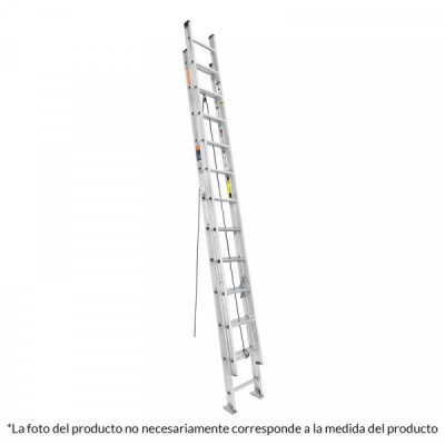 ESE-220 Escalera de extensión, tipo II, 20 peldaños TRUPER | DIHERESA
