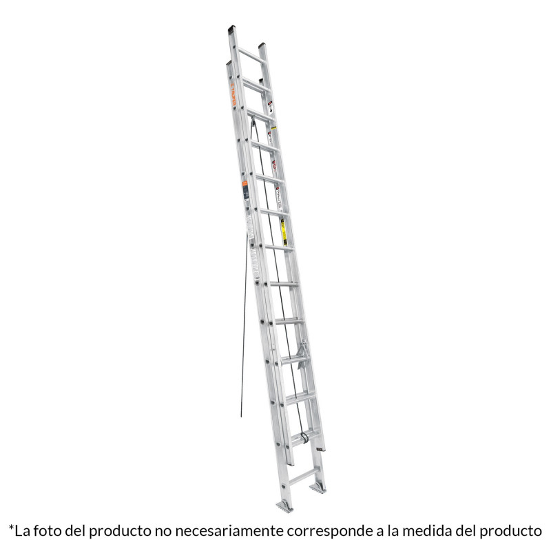 ESE-220 Escalera de extensión, tipo II, 20 peldaños TRUPER | DIHERESA ESE-220 Escalera de extensión, tipo II, 20 peldaños TRUPER | DIHERESA