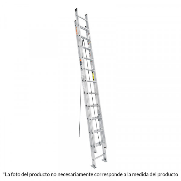 ESE-220 Escalera de extensión, tipo II, 20 peldaños TRUPER | DIHERESA