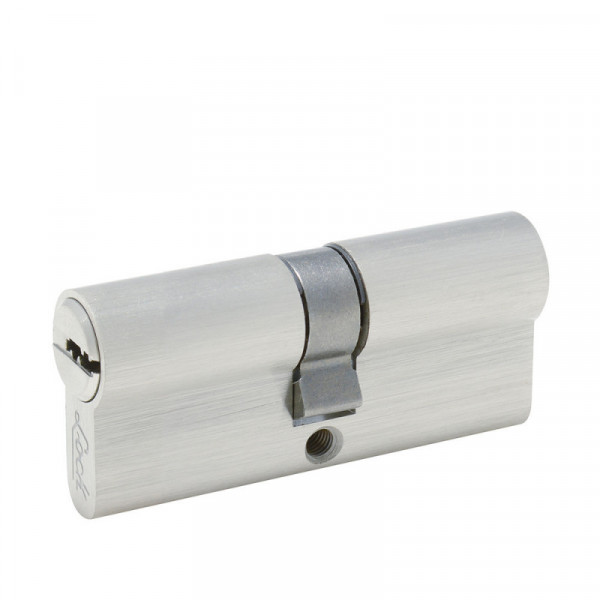 LC70QNS LOCK Cilindro europeo 70mm llave de puntos níquel satinado Lock | DIHERESA