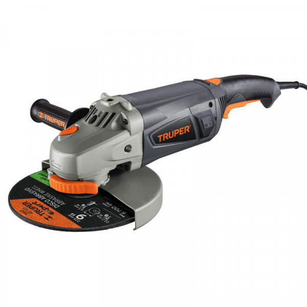 ESMA-9N2 Esmeriladora angular 9', industrial, 2300 W TRUPER | DIHERESA