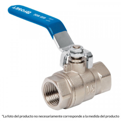 ESRO-1X Válvula de esfera, de latón, roscable, 1', alta presión TRUPER | DIHERESA