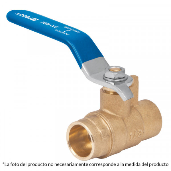 ESSO-2 Válvula de esfera, de latón, soldable 2' TRUPER | DIHERESA