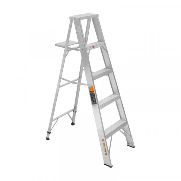 ESTA-24 Escalera de tijera, aluminio, tipo ll, 4 escalones TRUPER | DIHERESA