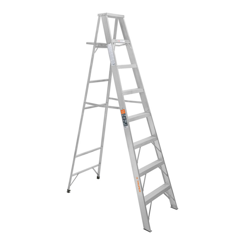 ESTA-27 Escalera de tijera, aluminio, tipo ll, 7 escalones TRUPER | DIHERESA ESTA-27 Escalera de tijera, aluminio, tipo ll, 7 escalones TRUPER | DIHERESA