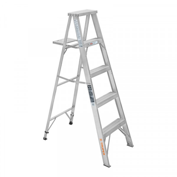 ESTA-34 Escalera de tijera, aluminio, tipo lll, 4 escalones TRUPER | DIHERESA