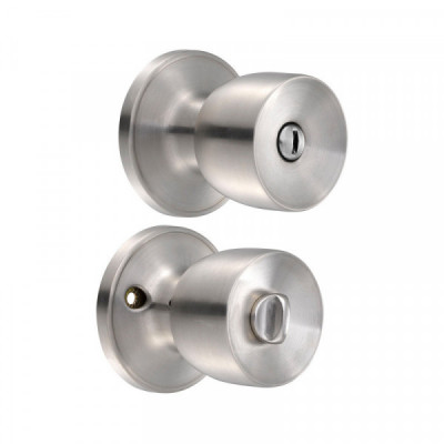 20PO LOCK Pomo copa para baño acero inoxidable