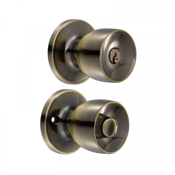 21PO LOCK Pomo copa para recámara latón antiguo Lock | DIHERESA