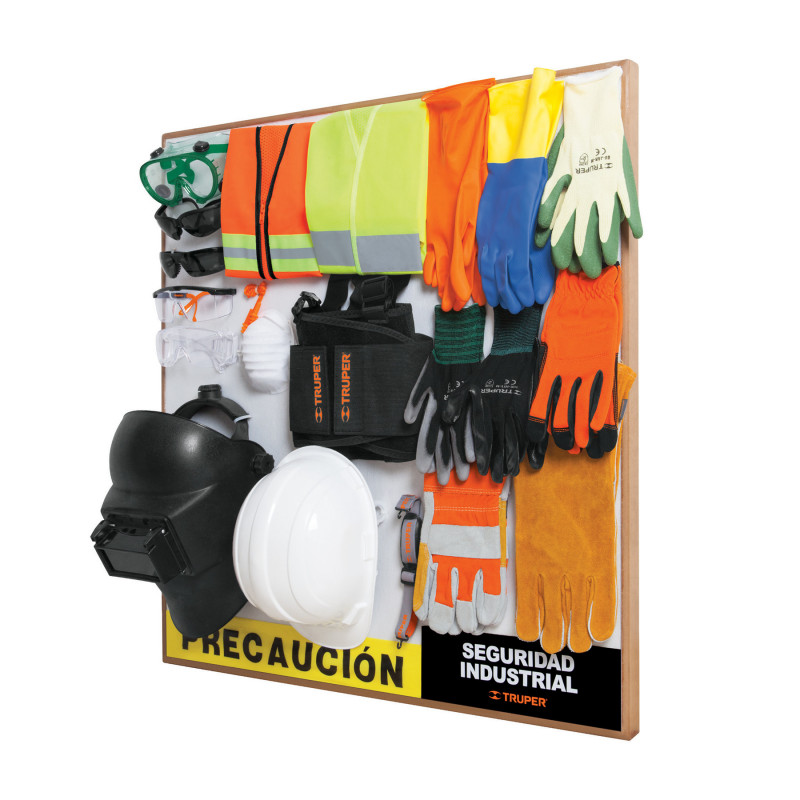 EX80-IND-1T Exhibidor de seguridad industrial, 80 x 80, 1 sección TRUPER | DIHERESA