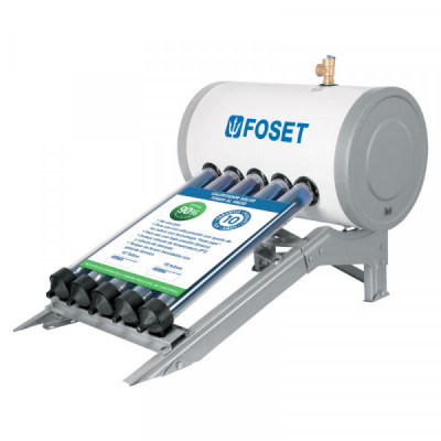 EX-CALE-HS Exhibidor con mini calentador solar de tubos Heat Pipe TRUPER | DIHERESA