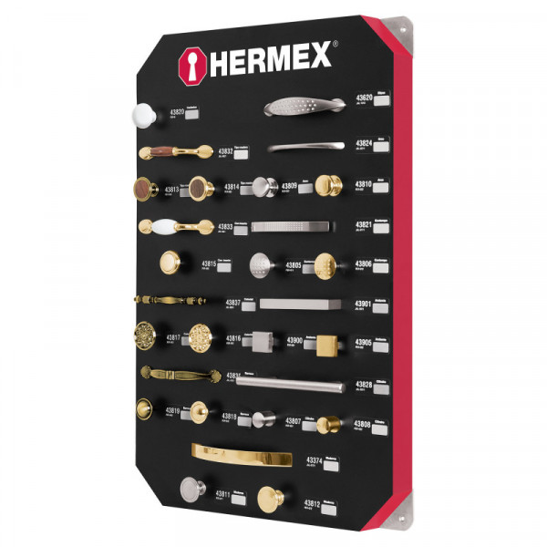 EX-HE-JP1 Exhibidor Hermex, con jaladeras y perillas No. 1 TRUPER | DIHERESA