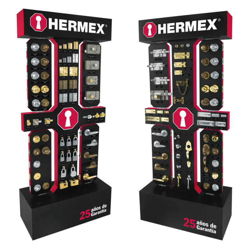 EX-PI-HER Exhibidor de piso Hermex TRUPER | DIHERESA EX-PI-HER Exhibidor de piso Hermex TRUPER | DIHERESA