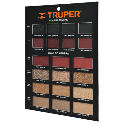 EXT-LM Exhibidor Truper de lijas de madera TRUPER | DIHERESA