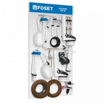 EX-WC-FOS2 Exhibidor WC, Foset TRUPER | DIHERESA