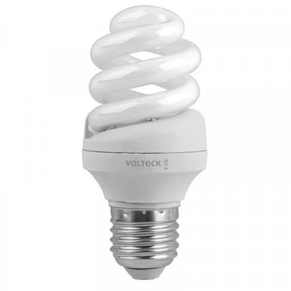 F-11E Lámpara 11 W, espiral, luz día, T3, en blister, Volteck TRUPER | DIHERESA