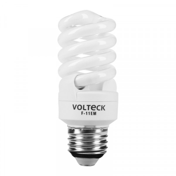 F-11EM Lámpara 11 W, espiral mini, luz día, T2, en blister, Volteck TRUPER | DIHERESA