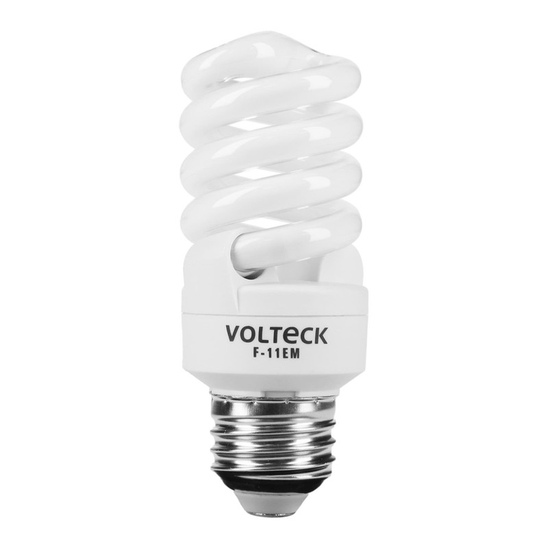 F-11EM Lámpara 11 W, espiral mini, luz día, T2, en blister, Volteck TRUPER | DIHERESA