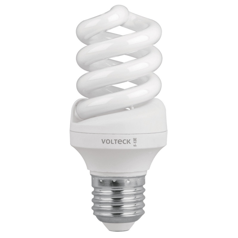 F-13E Lámpara 13 W, espiral, luz día, T3, en blister, Volteck TRUPER | DIHERESA F-13E Lámpara 13 W, espiral, luz día, T3, en blister, Volteck TRUPER | DIHERESA