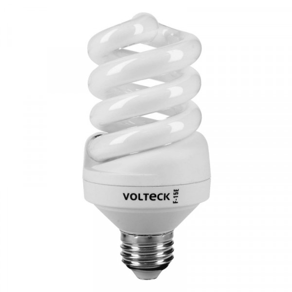 F-15E Lámpara 15 W, espiral, luz día, T4, en blister, Volteck TRUPER | DIHERESA