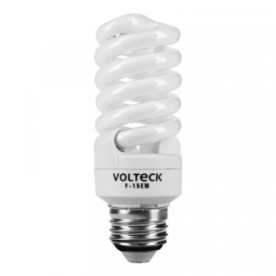 F-15EM Lámpara 15 W, espiral mini, luz día, T2, en blister, Volteck TRUPER | DIHERESA