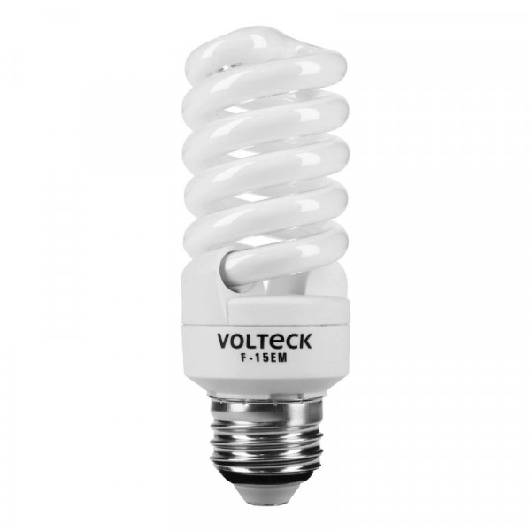 F-15EM Lámpara 15 W, espiral mini, luz día, T2, en blister, Volteck TRUPER | DIHERESA