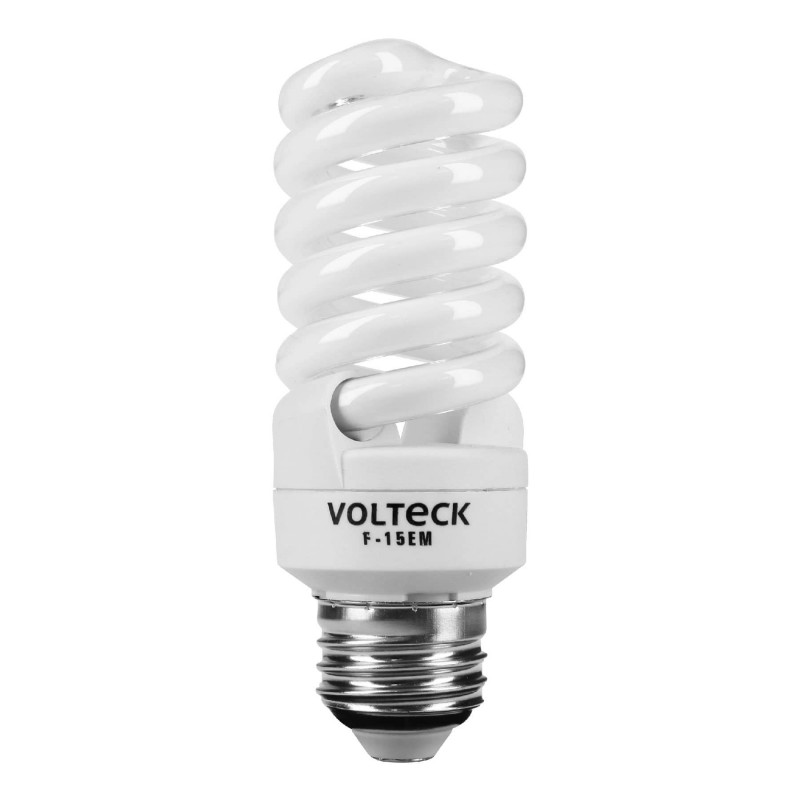 F-15EM Lámpara 15 W, espiral mini, luz día, T2, en blister, Volteck TRUPER | DIHERESA