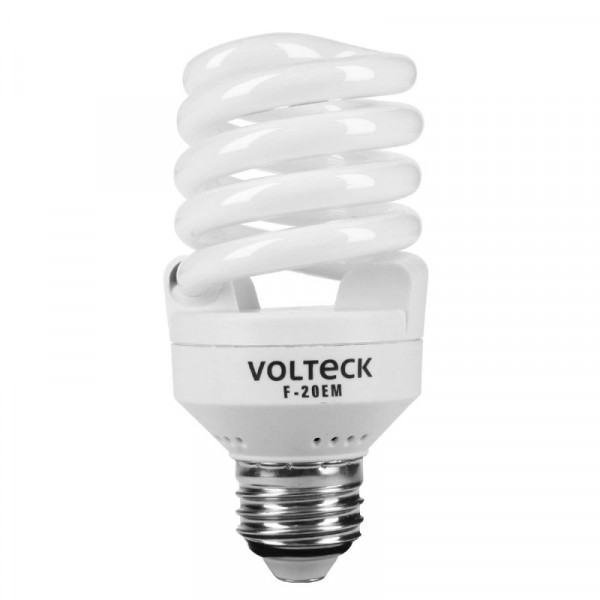 F-20EM Lámpara 20 W, espiral mini, luz día, T2, en blister, Volteck TRUPER | DIHERESA