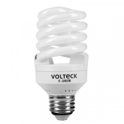 F-20EM Lámpara 20 W, espiral mini, luz día, T2, en blister, Volteck TRUPER | DIHERESA