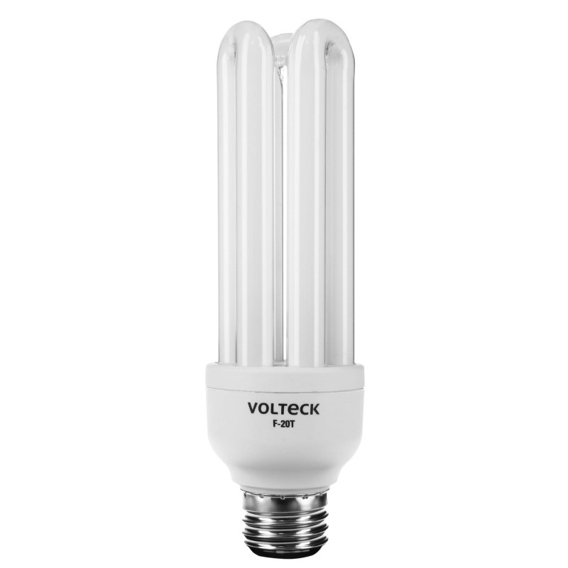 F-20T Lámpara 20 W, triple, luz día, T4, en blister, Volteck TRUPER | DIHERESA
