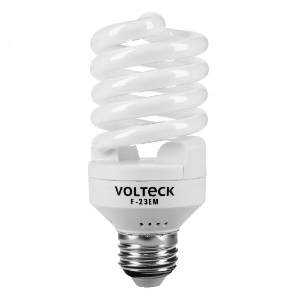 F-23EM Lámpara 23 W, espiral mini, luz día, T2, en blister, Volteck TRUPER | DIHERESA