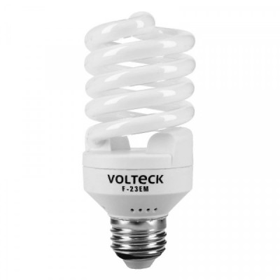 F-23EM Lámpara 23 W, espiral mini, luz día, T2, en blister, Volteck TRUPER | DIHERESA