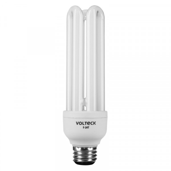 F-24T Lámpara 24 W, triple, luz día, T4, en blister, Volteck TRUPER | DIHERESA