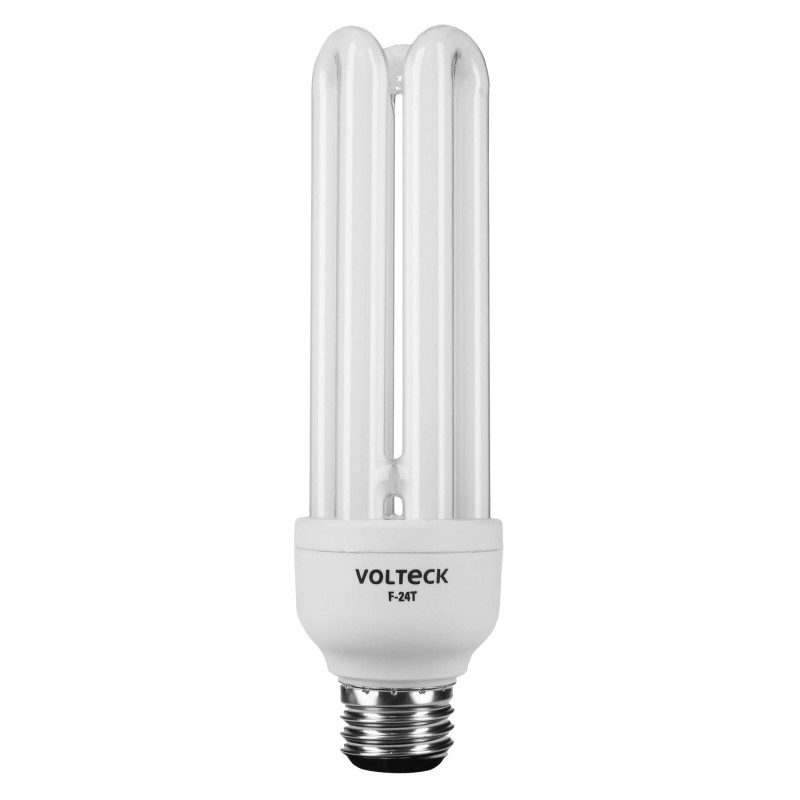 F-24T Lámpara 24 W, triple, luz día, T4, en blister, Volteck TRUPER | DIHERESA