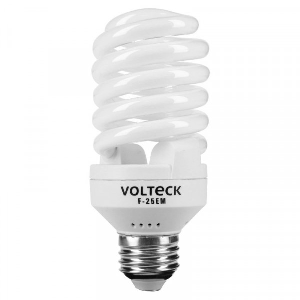 F-25EM Lámpara 25 W, espiral mini, luz día, T2, en blister, Volteck TRUPER | DIHERESA