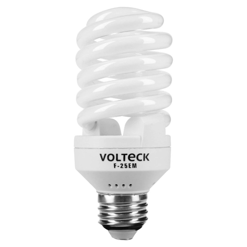 F-25EM Lámpara 25 W, espiral mini, luz día, T2, en blister, Volteck TRUPER | DIHERESA